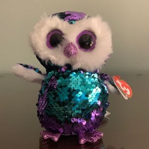 NWT Ty flippable owl (Midnight)